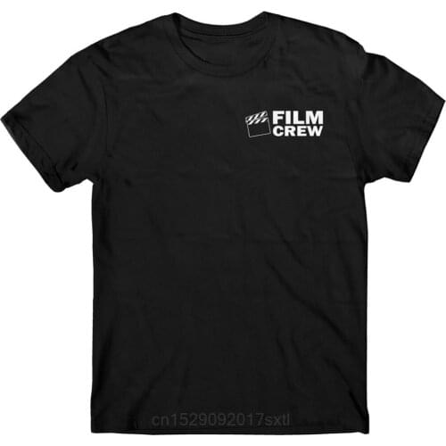 2020 New Arrival MenS Fashion FILM CREW T-shirt GLOW IN THE DARK, Production crew, Movie crew.(T-shirt will not shine)