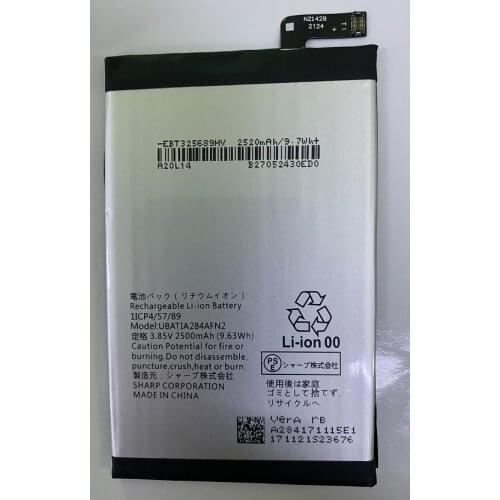New Battery 2500mAh UBATIA284AFN2 Battery for AQUOS R Compact SHV41 for AQUOS R Compact (701SH) Mobile Phone Batteries