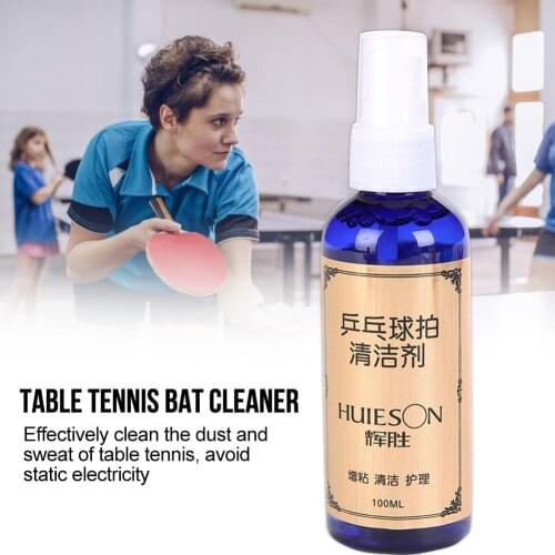 Professional Table Tennis Racket Detergent 100ml Table Tennis Rubber Cleaner For Cleaning Maintenance Ping Pong Racket Tackifier