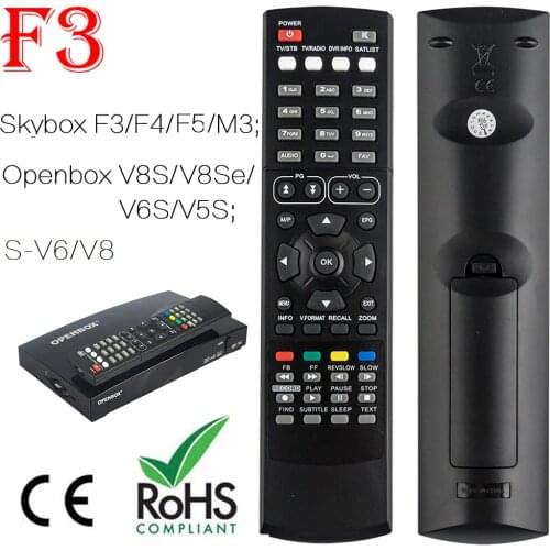 5pcs Remote Control for Original Skybox F3 M3 F4 F5 F3S F4S F5S Models satellite receiver free shipping post