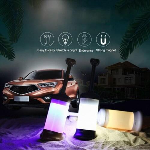 Adjustable brightness car travel light USB charging night light outdoor LED camping light Drop shipping
