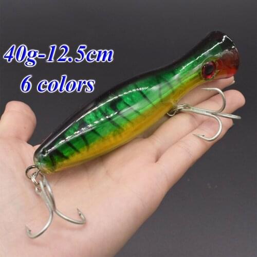 Big Popper Fishing Lures Bass Wobbler Bait Artificial Hard Topwater Fish Lures Saltwater Fishing Tackle