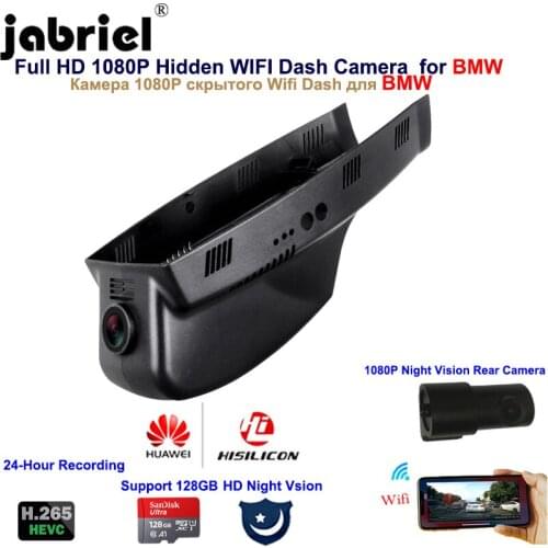 Hidden Wifi 2K Full HD1080P 24H car dvr dash cam dual lens for BMW X1 X3 X6 3/5/7Series X5 e70 e46 e60 e90 f10 f15 f25 f30 g30