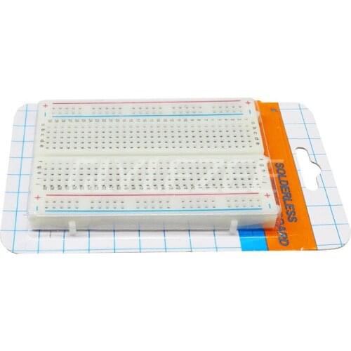Glyduino 400 Point Solderless Bread Board Breadboard PCB Test Board for Arduino DIY