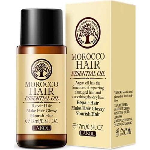 Repair Hair Glossy Nourish Conditional Dry Hair Hair Knotting Hair Bifurcation Repair Smooth Morocco Hair Essentail Oil