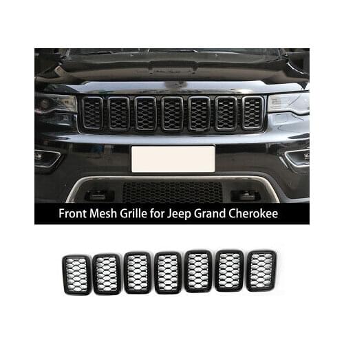 Car Stick-in Insert Grille Mesh Net Cover Trim Fit Jeep Grand Cherokee 2017 2018
