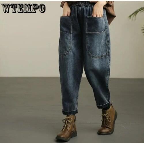 Женские прямые джинсы WTEMPO China At AliExpress