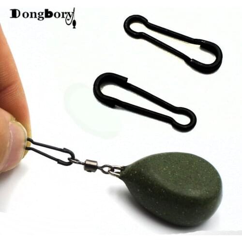 20pcs Quick Links Clip Quick Change Clips Connect Swivel Lead Fishing Carp Fishing Terminal Tackle Accessories Kwik Link Swivels