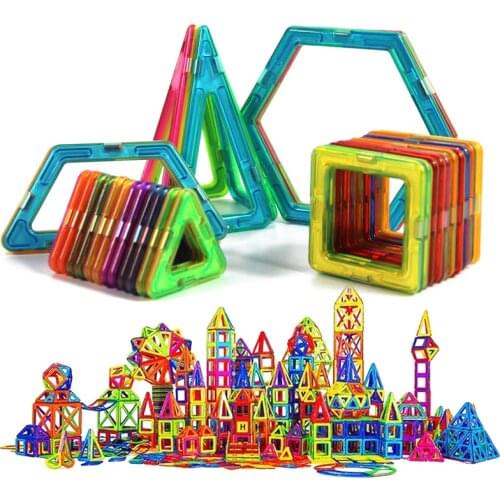 30Pcs/Set Big Standard Size Magnetic Model & Building Block Brick Designer Toys High Quality Plastic For Children Birthday Gift
