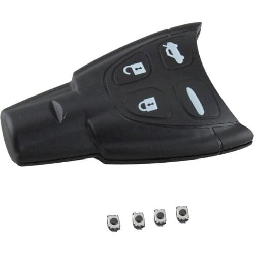 4 Button Auto Car Remote Key Case Cover For SAAB 93 95 9-3 9-5