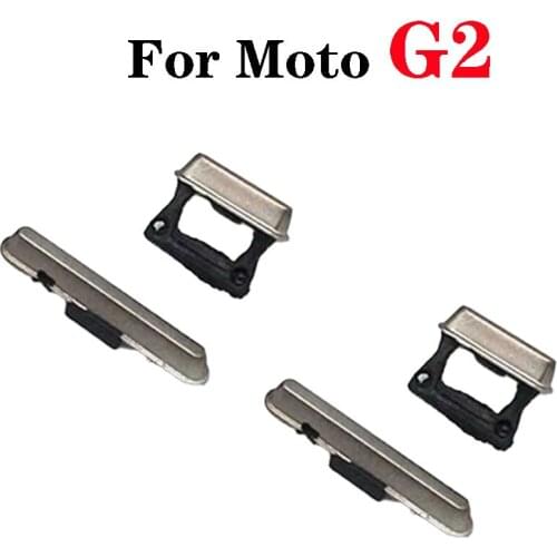 50pcs Power Volume Side Button Key For Motorola Moto G2 Volume Power Button