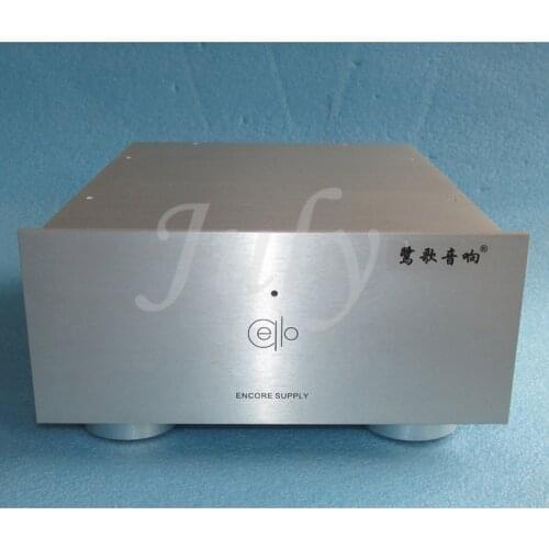 6H30 Version Of X10-D Tube Buffer, CELLO Silver Aluminum Chassis, Fully Regulated Power Supply, 10Hz～100KHz (±0.2db), Signal 1:1