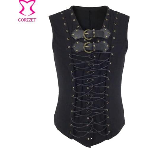 CORZZET Men's Leather Vests