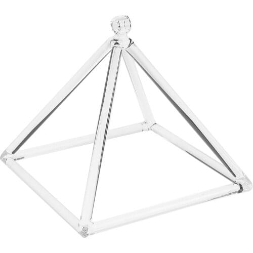 D Note 8 '' Frosted Quartz Crystal Sacred Chakra Meditation Set