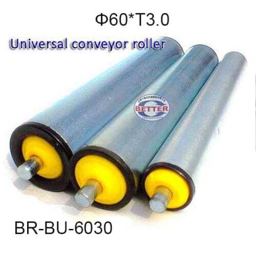 Diameter 60 * Thickness3.0mm, light and medium loading conveyor roller conveyor idler