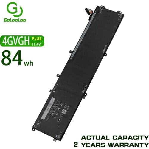 Golooloo 4GVGH Laptop Battery for DELL Precision 5510 XPS 15 9550 series 1P6KD T453X 11.4V 84WH