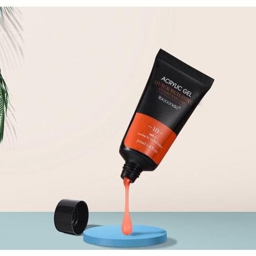 IBCCCNDC 30g Builder Nail Acrylic Poly Pink Clear Purple UV LED Builder Gel Tips Slip Quick Nail Extension Gel Nail Polish