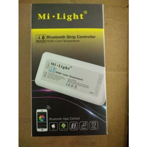 Hot sell Dimmable Mi Light bluetooth IOS,Android 4.0, RGB+color temp Controller for For Flexible 5050 RGB Led Strip controller