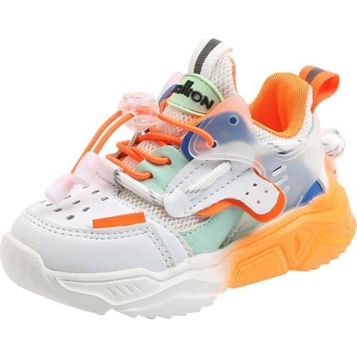 Autumn Baby Girls Boys Casual Shoes Soft Bottom Non-Slip Breathable Outdoor Fashion Kids Sneakers Children Sports Shoes