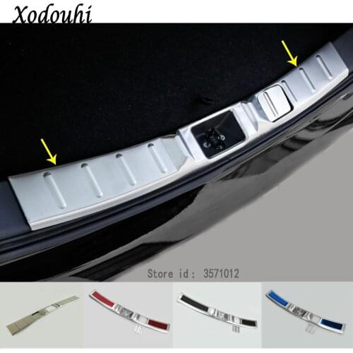For Mitsubishi Outlander 2016 2017 2018 2019 Stainless Steel Inner Built Rear Bumper Trim Plate Lamp Frame Threshold Pedal Parts