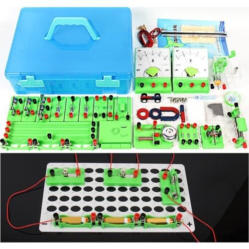Science Experiment fisica Physics Experiments Basic Circuit Electricity Magnetism Students Learn Kit School Teaching Aids физика