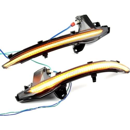 Pair For Audi A6 C8 4K A7 4K8 A8 D5 2018 2019 Dynamic LED Turn Signals Light Rearview Mirror Blinker Sequential Indicator