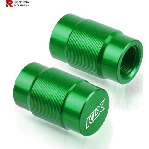 A pair Motorcycle Front Rear Wheel Tire Valve caps Aluminum Airtight Covers For KAWASAKI KLX125 KLX250 All year KLX 125 250