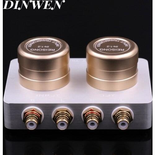 1:2 Audio Signal Step-up Transformer Preamp Passive Adapter For Hifi MP3 MP4 Player TV Cell Mobile Phone Tube AMP Sound Improve