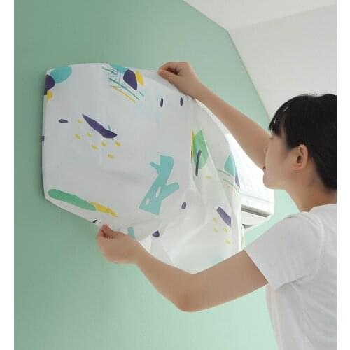 Hanger Air Conditioner Dust Cover Household Cartoon Simple Bedroom All-inclusive Wall-mounted Protective Cover