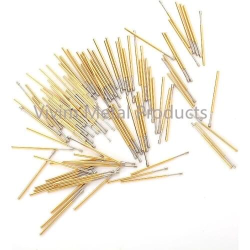 100 PCS PM75-G2 Test Probe Phosphorus Copper Tube Spring Test Probe Length 27.8mm Needle Diameter 1.02mm Test Probe