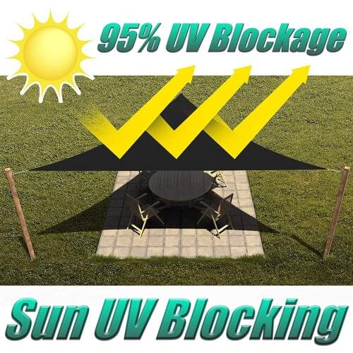 300D Waterproof Sun Shelter Right triangle Sunshade Outdoor Canopy Garden Patio Pool Shades Sail Awning Camping Awning
