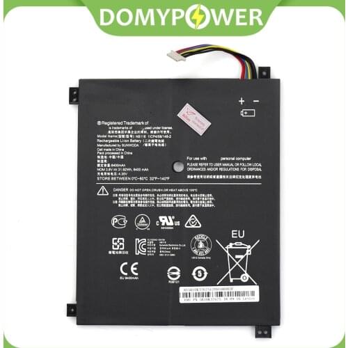 For100S-1 Battery 8400mAh 1IBY Lenovo Tablet Ideapad 5B10K37675 laptop NB116