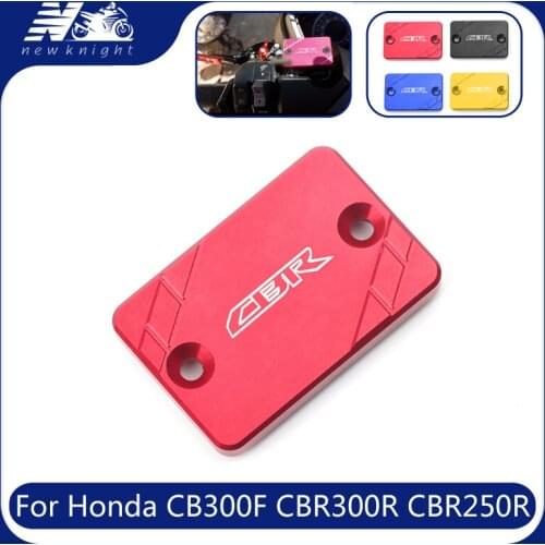 For Honda CB300F CBR300R CBR250R/RR MSX125 Motorcycle Accessories CNC Oil Fluid Cap Front Brake Clutch Cylinder Reservoir Cover