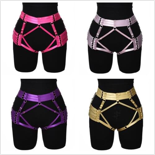 Bondage Underwear Harness Thongs G-string Stockings Leg Garter Belt Gothic Sexy Lingerie Adjustable Wedding Body Harness