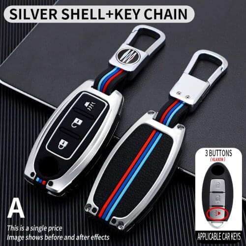 Zinc Alloy Car Key Case Fob Holder Cover For Nissan Rogue X-Trail T31 T32 For Infiniti Q30 Q50 Q60 Q70 QX50 QX60 QX70 QX80