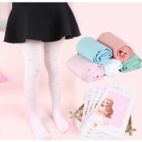 Childrens spring summer jacquard pantyhose anti-pilling girl leggings skin-friendly smooth dance pantyhose legging para bebes