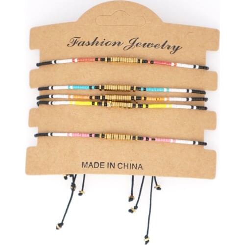 Go2boho Seed Beads Bracelets For Women Gift 2021 Japanese Miyuki Beads Bracelet Jewelry Simple Jewellery Adjustable Rope Pulsera
