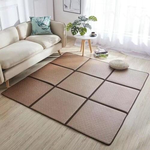 Summer Baby Bright Foldable Rattan Rug Living Room Bedroom Floor Mat S Home Tatami Mat 6 Mm Thick Baby Game Mat