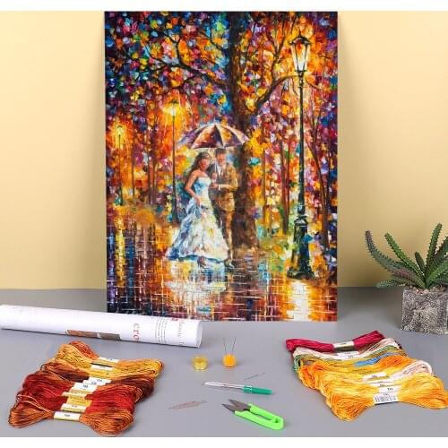 Dream Wedding Printed 11CT Cross-Stitch Kit Embroidery DMC Threads Handiwork Handmade Sewing Handicraft Promotions Gift