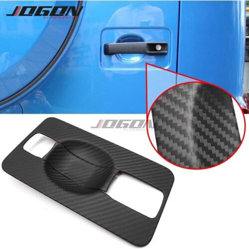 Real Carbon Tail gate Rear Door Handle Bowl Cup Trim For Mercedes Benz G Class W464 G63 G500 G550 2019 2020 Car Accessories