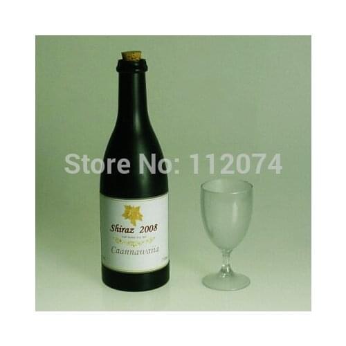 Floating Airborne Wine and Glass Electric Version (Bottle and Glass) Magic Tricks Glass Suspended in Midair Stage Gimmick Funny