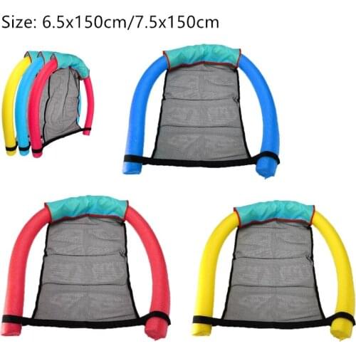 Floating Chair For Swimming Pool Party Adult Kids Noodle Chair Bed Seat Water Relaxation Flodable Swimming Ring Toys