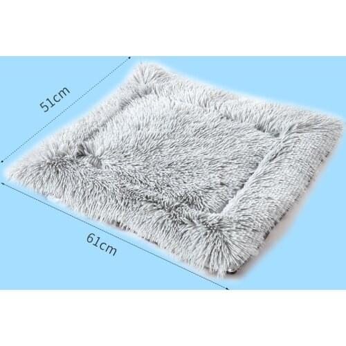 Fall Winter Plush Dual-purpose Cat Beds Puppy House Dogs Mats Soft Comfortable Easy Disassembly Washing Pet Supplies