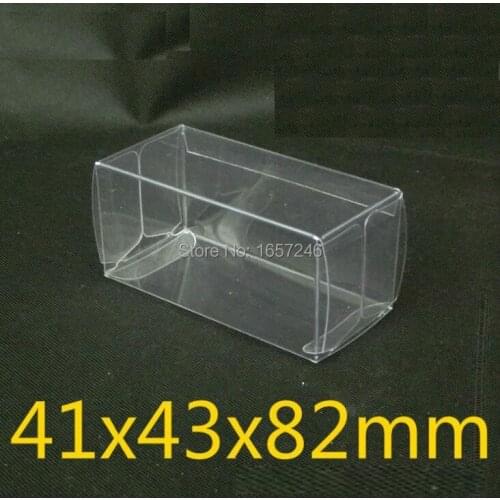 100PCS 8.2X4.3X4.1CM PVC Clear MATCHBOX TOMY Toy Car Model 1/64 1:64 TOMICA Hot Wheels Dust Proof Display Protection Box