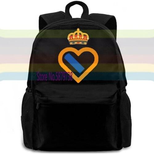 Real Madrid team backpack laptop travel school adult student