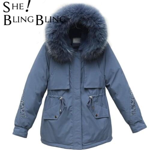 Женские парки с мехом SheBlingBling China At AliExpress