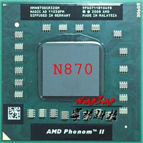 AMD Phenom II Triple-Core Mobile N870 2.3 GHz Three-Core Three-Thread CPU Processor HMN870DCR32GM Socket S1