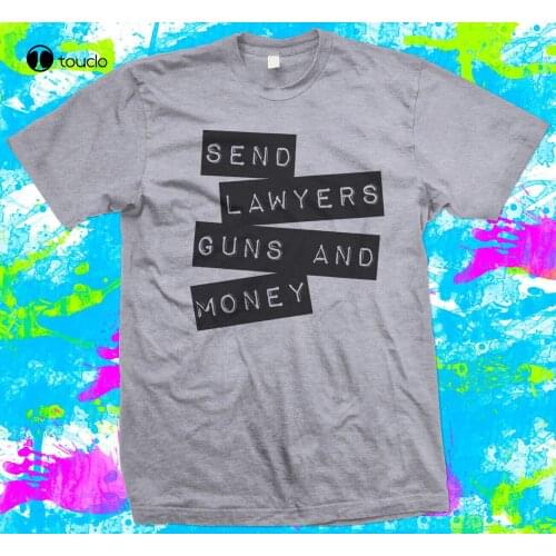 Warren Zevon Send Lawyers Guns And Money Inspired - T Shirt - 6 Colour Options