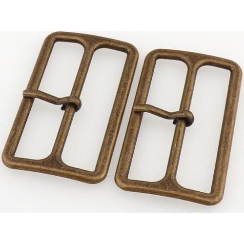 6pcs Vintage Cowboy Belt Buckle 50mm(2inch) Antique bronze for Jeans Coat Clothes Webbing Handmade Craft Accessories