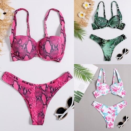 Sagace summer swimsuit womens one piece two piece bikini sexy swimsuit bañadores mujer 2021Two-piece Bikini Sexy Concise Swimsu